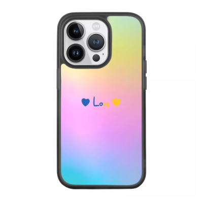 Чехол накладка Matte Gradient Nprint iPhone 13 Черная (Приверженность)