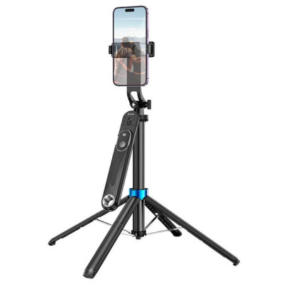Монопод Bluetooth Tripod Hoco K22 Black, Чорний