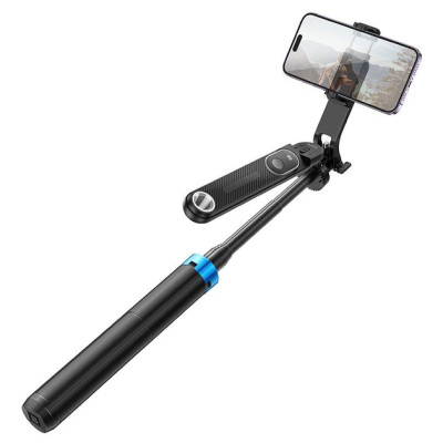 Монопод Bluetooth Tripod Hoco K22 Black, Чорний