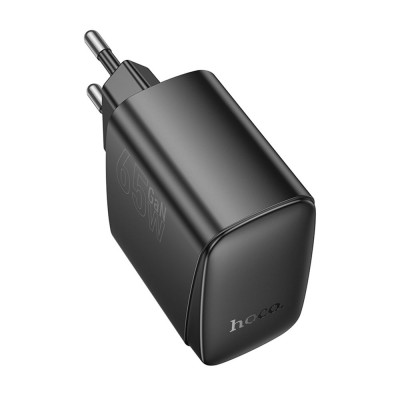 Сетевое зарядное устройствоHoco CS63A PD65W 1USB-C+1USB-A Черный