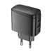 Сетевое зарядное устройствоHoco CS63A PD65W 1USB-C+1USB-A Черный