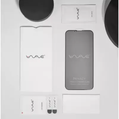 Захисне скло Wave Privacy 5D iPhone 12 Pro Max Чорне Захисне скло Wave Privacy 5D iPhone 12 Pro Max Чорне