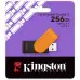 Флеш память USB 256Gb Kingston Exodia S 3.2 Чорна/Оранжевая
