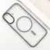 Чехол накладка Metal Buttons with MagSafe iPhone 16 Серая