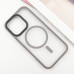 Чехол накладка Metal Buttons with MagSafe iPhone 16 Pro Серая