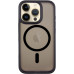 Чехол накладка Metal Buttons with MagSafe iPhone 16 Pro Max Черная