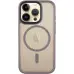 Чехол накладка Metal Buttons with MagSafe iPhone 16 Pro Max Серая