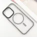 Чехол накладка Metal Buttons with MagSafe iPhone 16 Pro Max Серая