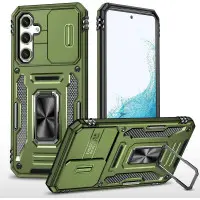 Чехол накладка Camshield Army Ring Samsung A356 (A35 5G)/A556 (A55 5G) Оливковая