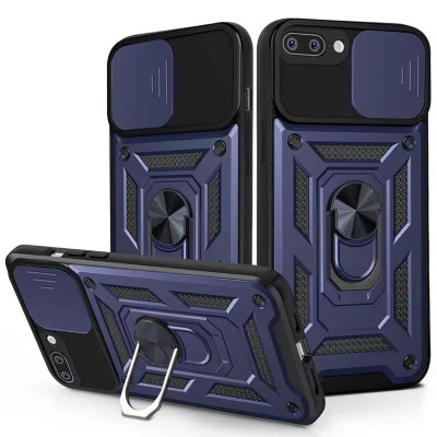 Чехол накладка Serge Ring Camshield IPhone 7+ Синяя