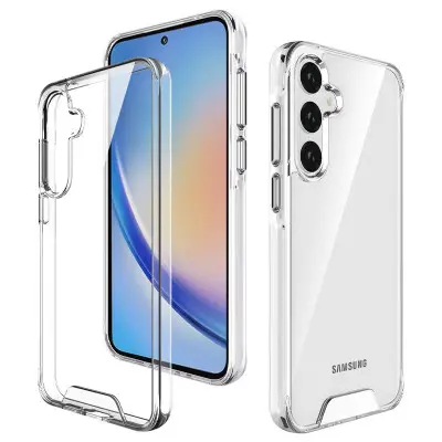 Чехол накладка Space Samsung A556 (A55) Прозрачная