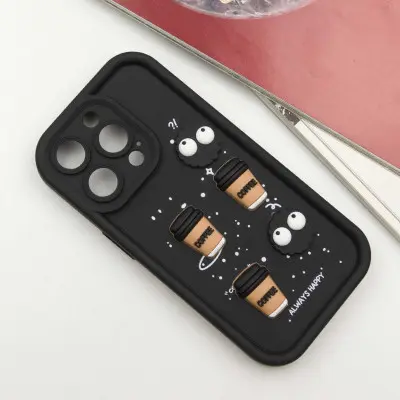Чехол накладка Pretty Things iPhone 15 Pro Max Черная/Always Чехол накладка Pretty Things iPhone 15 Pro Max Черная/Always