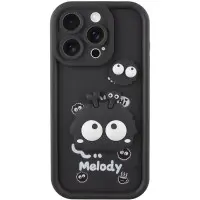 Чохол накладка Pretty Things iPhone 15 Pro Max Чорна/Melody