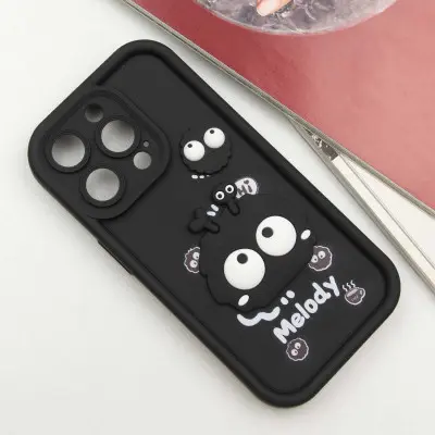 Чехол накладка Pretty Things iPhone 15 Pro Max Черная/Melody Чехол накладка Pretty Things iPhone 15 Pro Max Черная/Melody