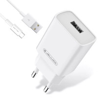 Мережевий зарядний пристрій Jellico AQC33/35 Type-C QC 3.0 Білий Мережевий зарядний пристрій Jellico AQC33/35 Type-C QC 3.0 Білий