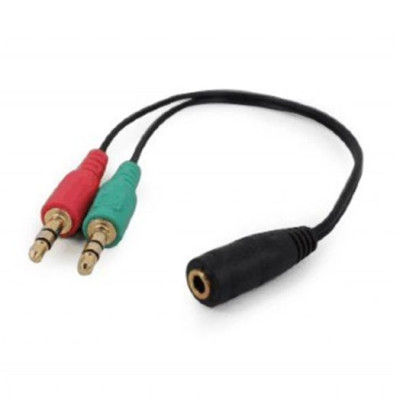 Кабель CableExpert (CCA-418) 3.5мм=3.5ммх2 Чорний