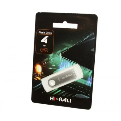 USB 4Gb HI-Rali Shuttle Срібний