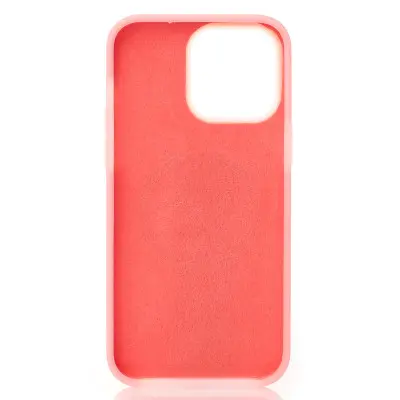 Накладка Liquid MagSafe iPhone 14 Pro Max Рожева