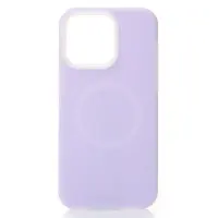 Накладка Liquid MagSafe iPhone 14 Pro Max Фиолетовая