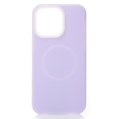 Накладка Liquid MagSafe iPhone 14 Pro Max Бузкова