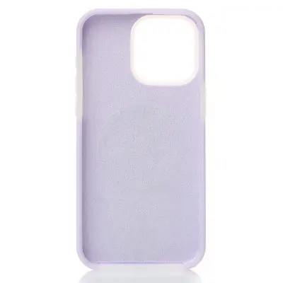 Накладка Liquid MagSafe iPhone 14 Pro Max Фиолетовая