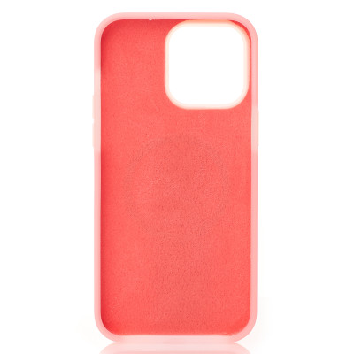 Накладка Liquid MagSafe iPhone 15 Pro Max Розовая