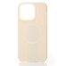 Накладка Liquid MagSafe iPhone 15 Pro Max Беж (Cream)