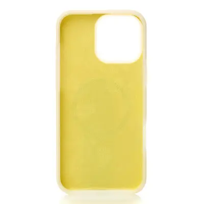 Накладка Liquid MagSafe iPhone 16 Pro Жовта (Sunglow) Накладка Liquid MagSafe iPhone 16 Pro Жовта (Sunglow)