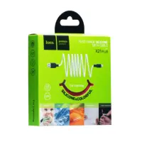 Кабель дата Hoco X21 USB Type A - Lightning 1м Чёрно-красный
