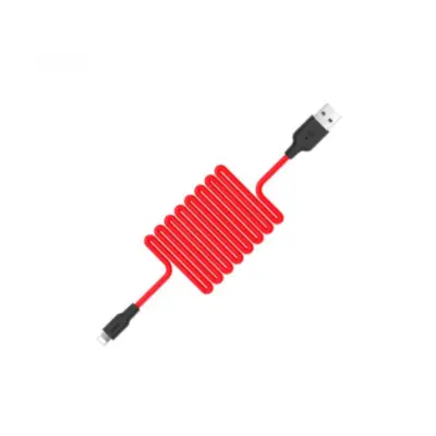 Кабель дата Hoco X21 USB Type A - Lightning 1м Чёрно-красный Кабель дата Hoco X21 USB Type A - Lightning 1м Чёрно-красный