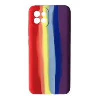 Чехол накладка HC Samsung A035 (A03) Радуга №2