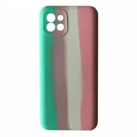 Чехол накладка HC Samsung A035 (A03) Радуга №4
