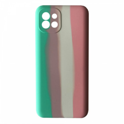 Чехол накладка HC Samsung A035 (A03) Радуга №4