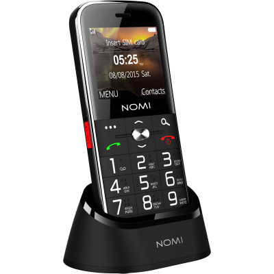 Мобильный телефон Nomi i220 Black, черный