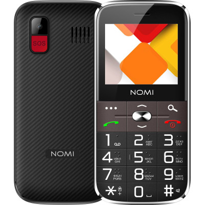 Мобильный телефон Nomi i220 Black, черный