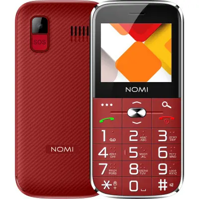 Мобільний телефон Nomi i220 Red, червоний