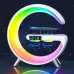 Настольная лампа Ночник с Bluetooth Колонкой 3 в 1 LED Wireless Charging Speaker N69 White, Белая
