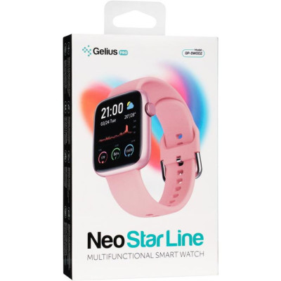 Смарт годинник Gelius Pro GP-SW002 (Neo Star Line) Рожевий