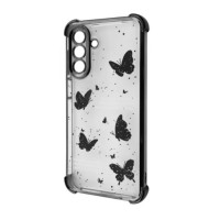 Чохол Накладка WAVE Winkie Samsung A366 (A36)/A566 (A56) Чорна/Метелик