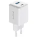 Сетевое зарядное устройство Proove Pocket GAN 45W (Type-c+USB) White, Белый