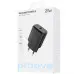 Мережевий зарядний пристрій Proove Silicone Power 2 25W PD Black, Чорний
