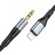 Кабель AUX Hoco UPA22 1м Черный (3.5 male to Lightning) Кабель AUX Hoco UPA22 1м Черный (3.5 male to Lightning)