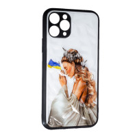Чехол накладка Prisma UA iPhone 11 Pro Украинка с флагом Чехол накладка Prisma UA iPhone 11 Pro Украинка с флагом
