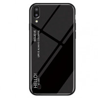 Чохол накладка Glass Gradient HELLO Samsung A105 (A10 2019) Чорна (Уцінка) Чохол накладка Glass Gradient HELLO Samsung A105 (A10 2019) Чорна (Уцінка)