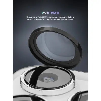 Захисне скло на камеру ArmorStandart Black Icon  iPhone 14 Pro/14 Pro Max Чорне (Black)