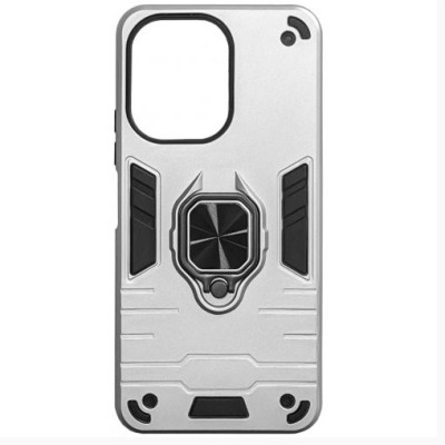 Чехол накладка Armor Force Xiaomi Redmi Note 14 Pro 5g/Poco X7 Серебряная