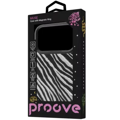 Чохол Накладка Proove Muse Animal MagSafe iPhone 17 Pro Max/ 18 Pro Max Gray Snake Чохол Накладка Proove Muse Animal MagSafe iPhone 17 Pro Max/ 18 Pro Max Gray Snake