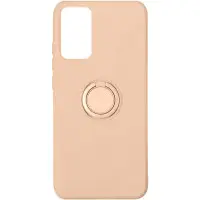 Чехол накладка Ring Samsung A525 (A52) Розовый Песок