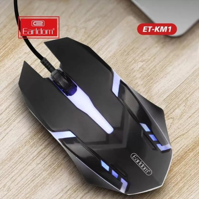 Провідна Миша USB Earldom ET-KM1 Black, Чорний