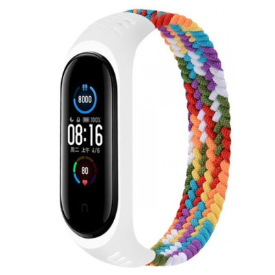 Ремінець Nylon Solo Loop Mi Band 5/6 Барвистий